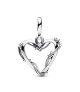 Medallón en plata de ley Corazón Alambre Pandora ME
