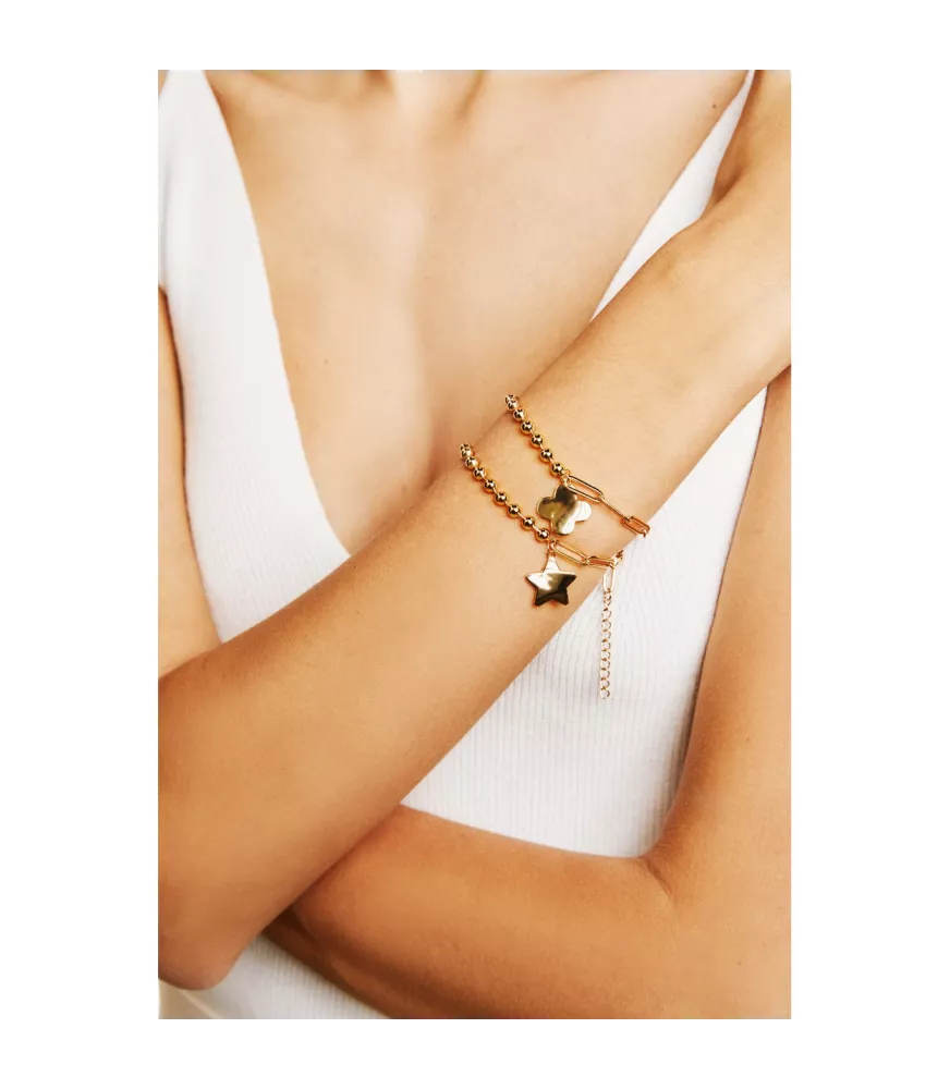 Pulsera Links, de Duran Exquse en plata dorada