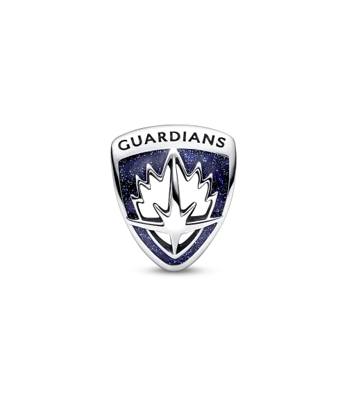 Charm en plata de ley Emblema Rocket Raccoon & Groot Guardianes de la Galaxia de Marvel