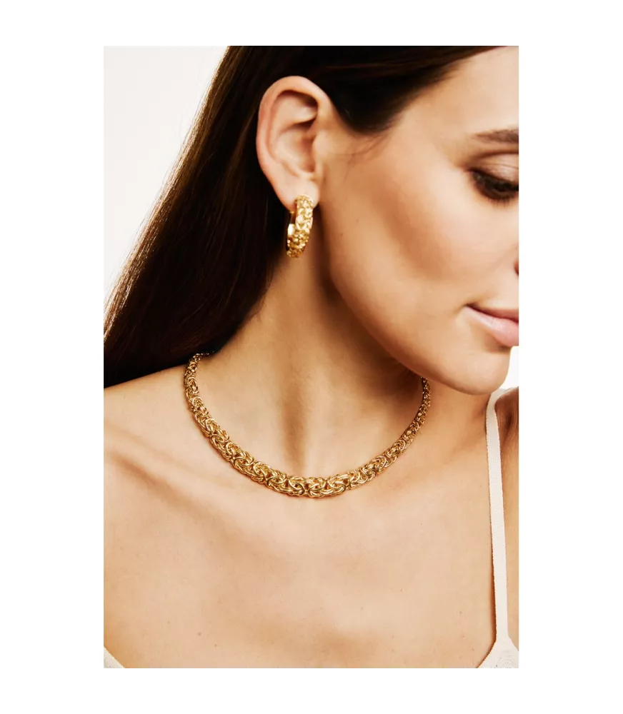 Collar Heritage 1886, de Duran Exquse en plata dorada.