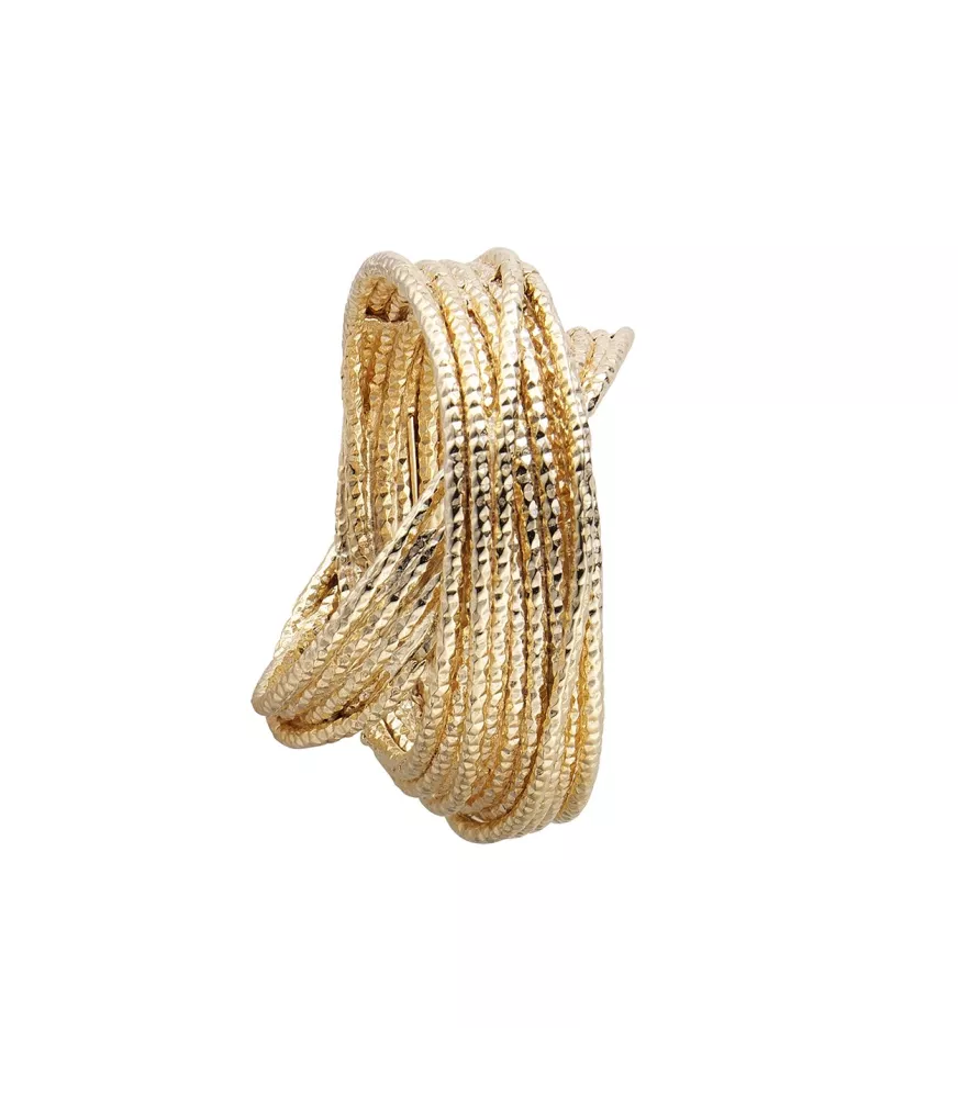 Anillo Heritage 1886, de Duran Exquse en plata dorada.