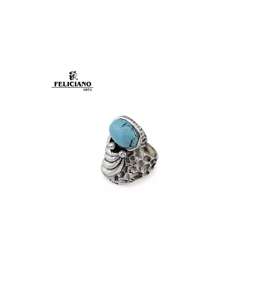 Anillo de plata y turquesa