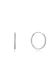 Pendientes Viceroy Trend criollas de plata de ley 20 x 1,2 mm