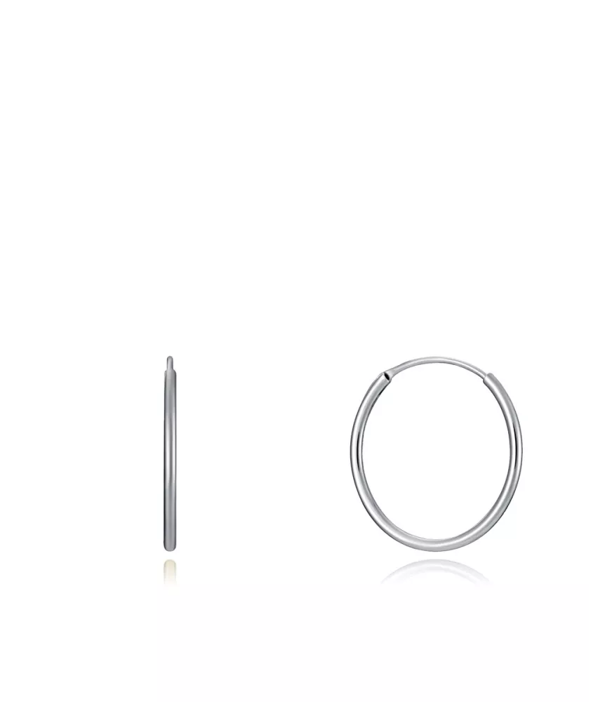 Pendientes Viceroy Trend criollas de plata de ley 20 x 1,2 mm