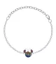 Pulsera Disney Minnie Mouse colores, en plata 925 milésimas.