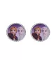 Pendientes Disney Frozen Anna y Elsa, en plata 925 milésimas.