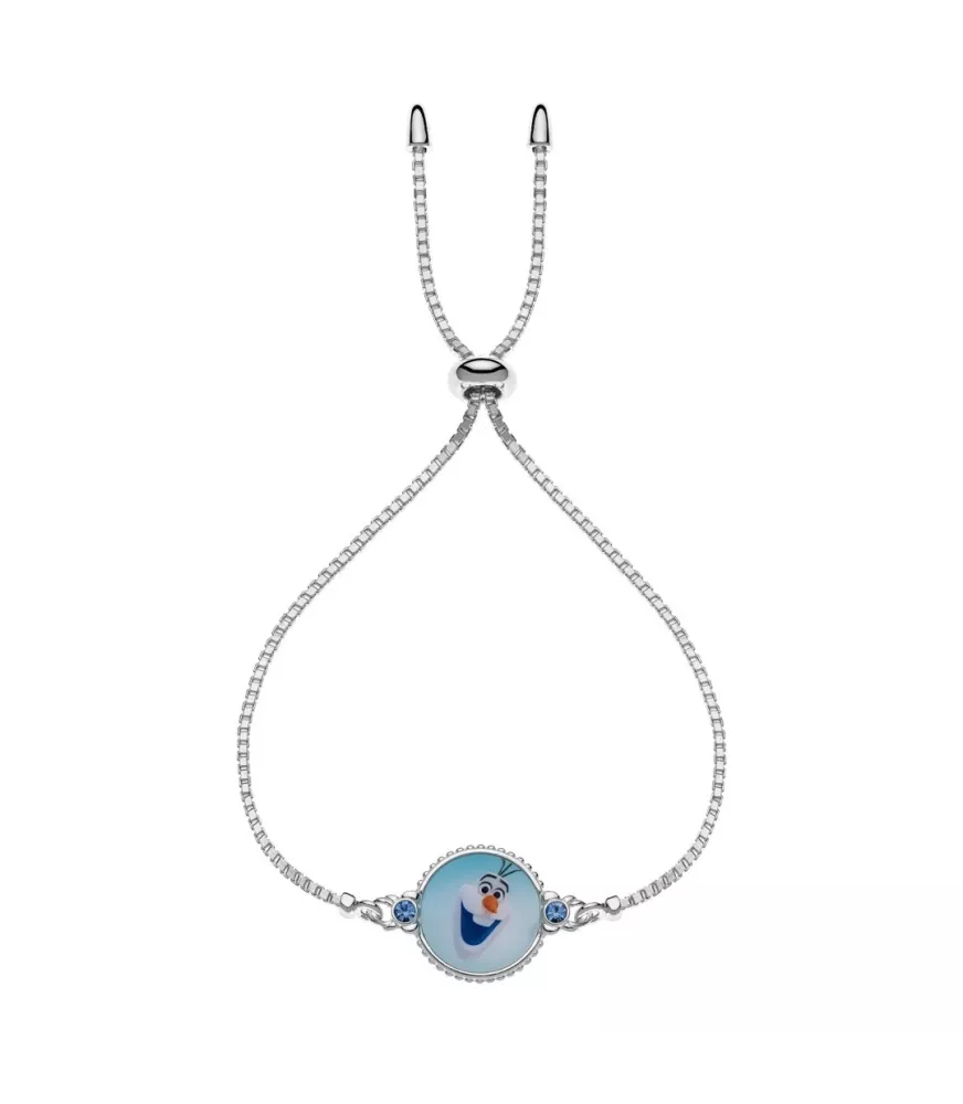 Pulsera Disney Frozen Olaf, en plata 925 milésimas.