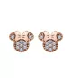 Pendientes Disney Mickey Mouse Minnie piedras, en plata 925 milésimas.