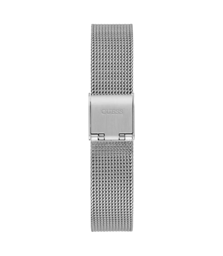 Cuarzo, analógico, 3 agujas y brazalete en acero.