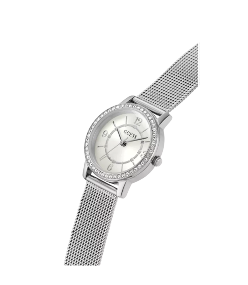 Cuarzo, analógico, 3 agujas y brazalete en acero.