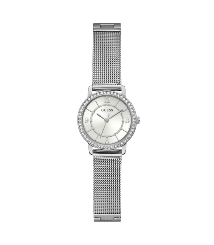 Cuarzo, analógico, 3 agujas y brazalete en acero.