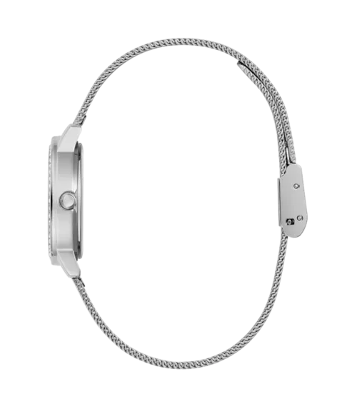 Cuarzo, analógico, 3 agujas y brazalete en acero.