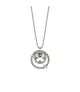 Colgante Sunfield en plata, con piedras y circonitas de colores.