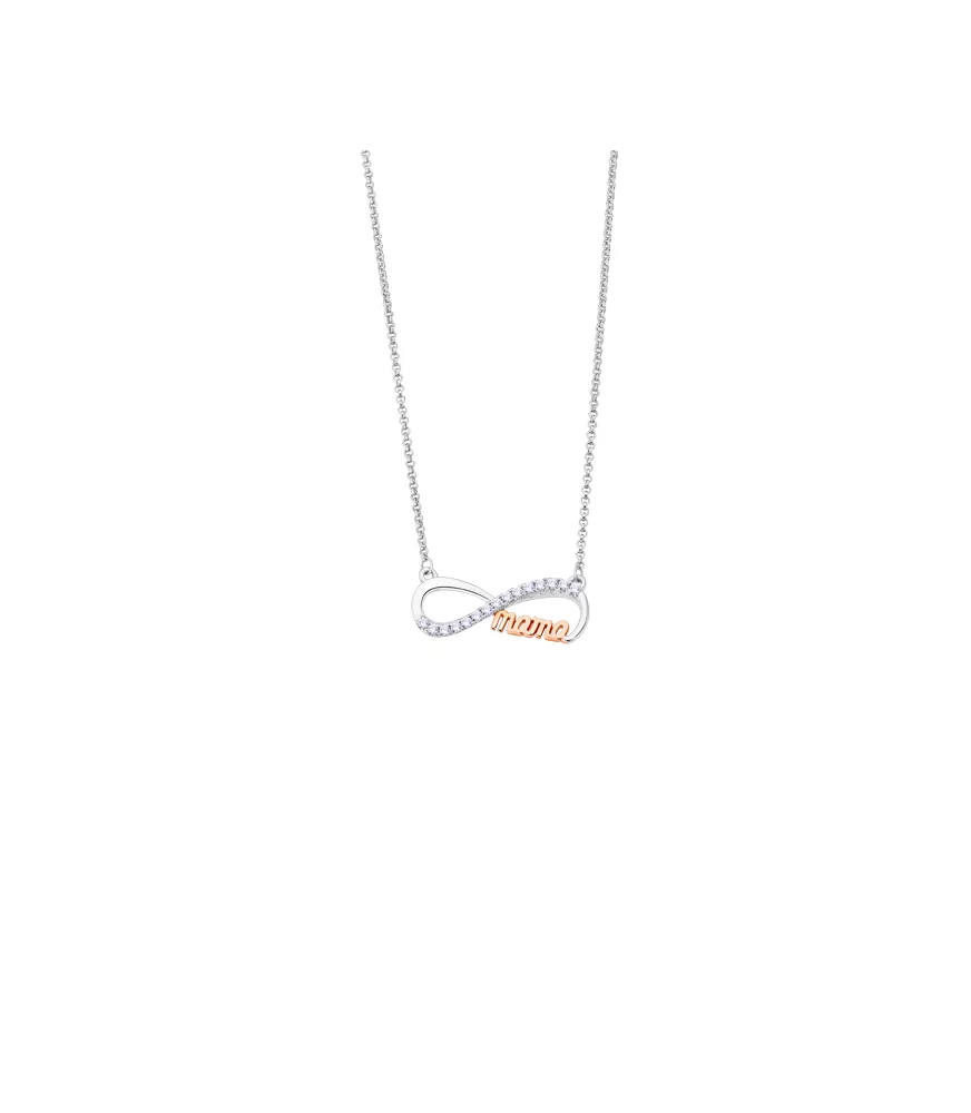 Collar Lotus Silver Infinito Mother's Love para mujer en plata.