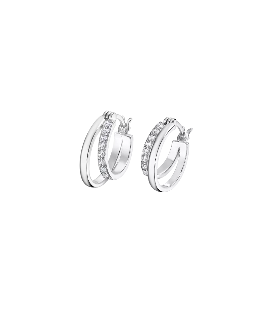 Pendientes Lotus Silver Aro circonitas LP3511-4/1