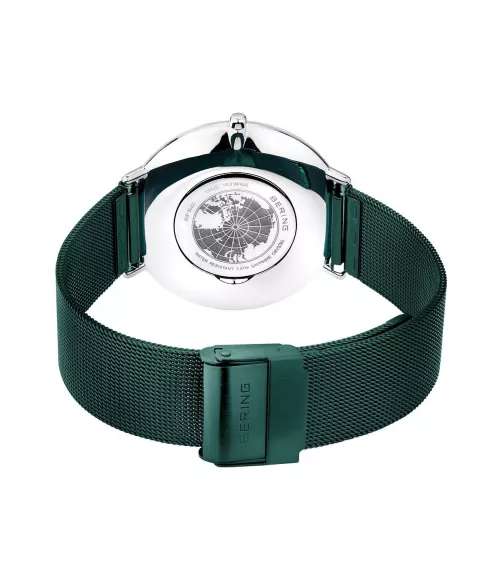 Reloj Bering Unisex Classic en acero esfera verde 15739-808