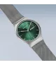 Reloj minimalista unisex esfera verde 11938-008DD