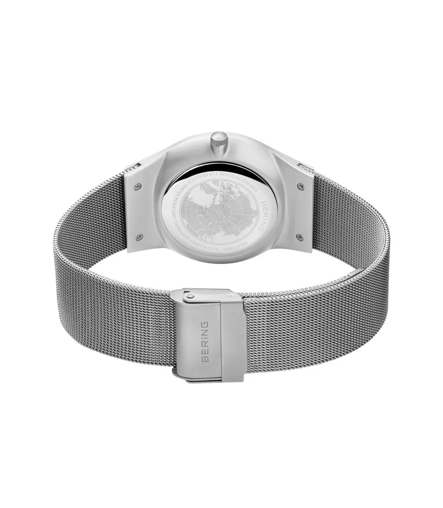 Reloj minimalista unisex esfera azul 11938-003DD