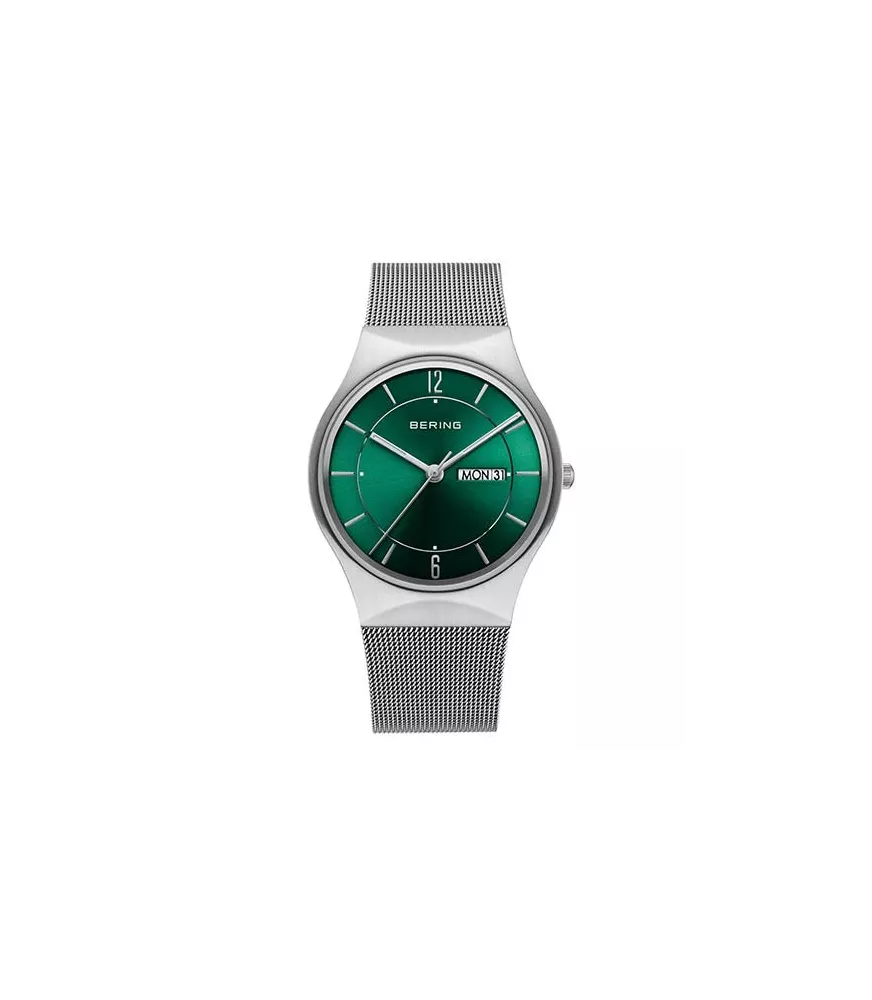 Reloj minimalista unisex esfera verde 11938-008DD