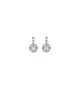 Pendientes Sunfield en plata, con cuarzo y circonitas de colores.