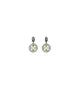 Pendientes Sunfield en plata, con circonitas de colores.