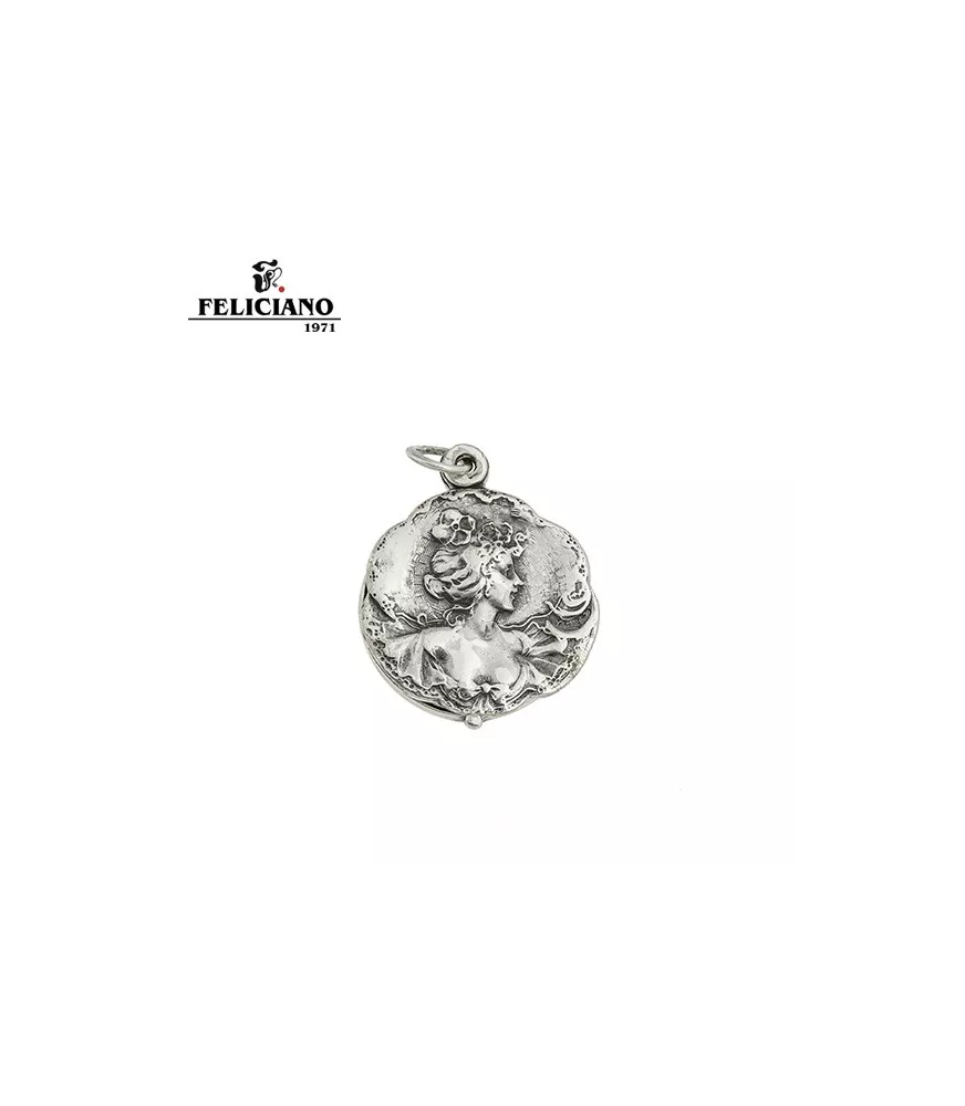 Colgante pastillero  en plata