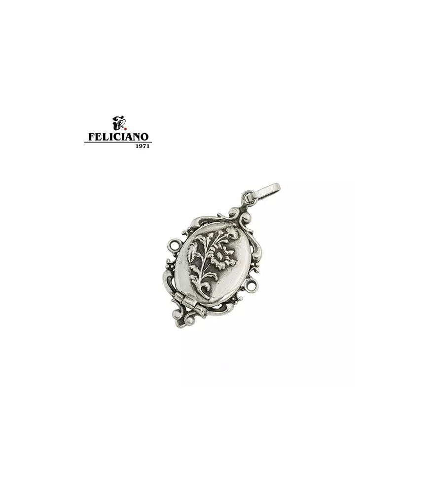 Colgante pastillero en plata