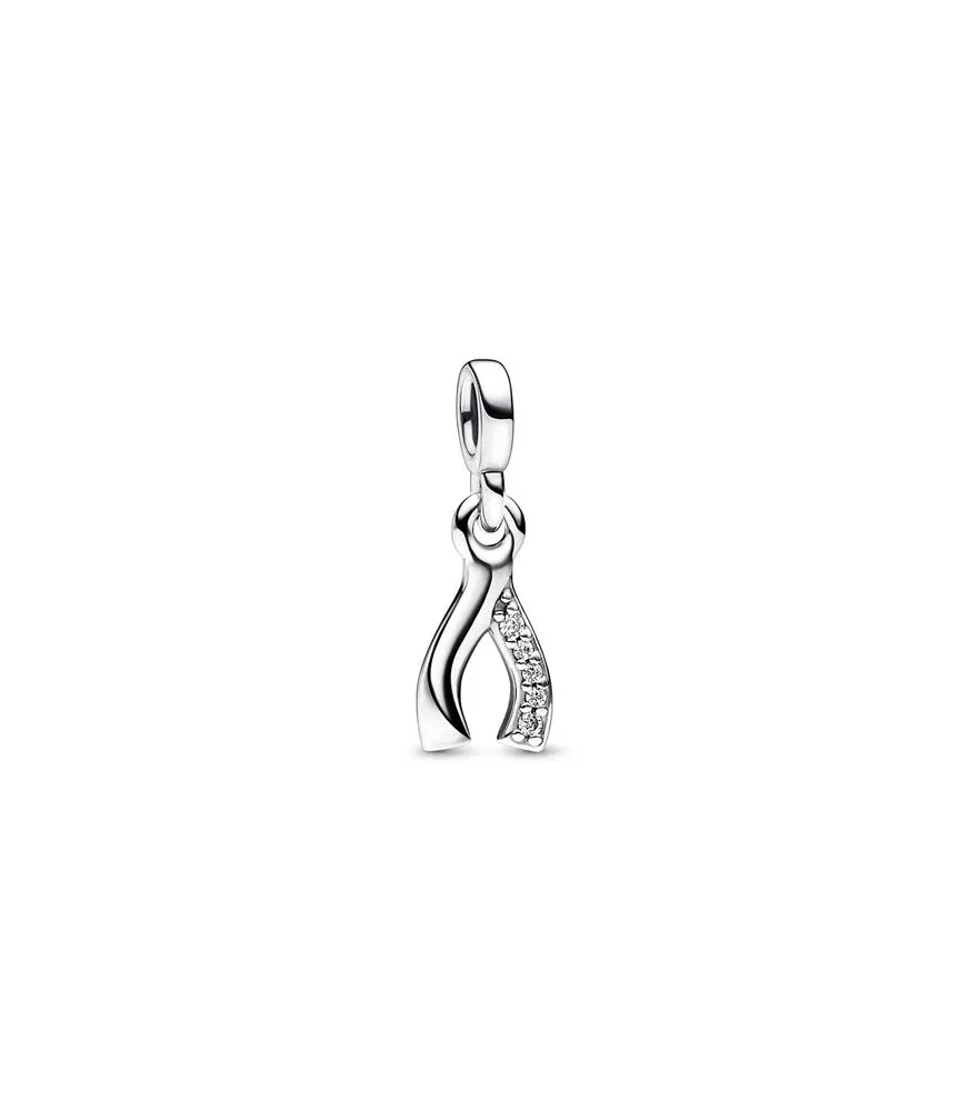 Mini Colgante Pandora ME en plata de ley Hueso de la Suerte 