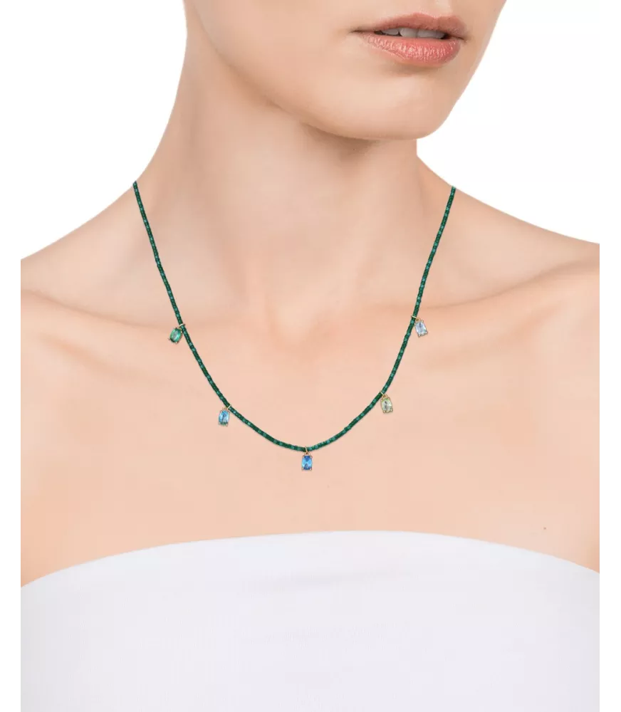 Collar Viceroy en plata de 925 milesimas con baño de oro amarillo