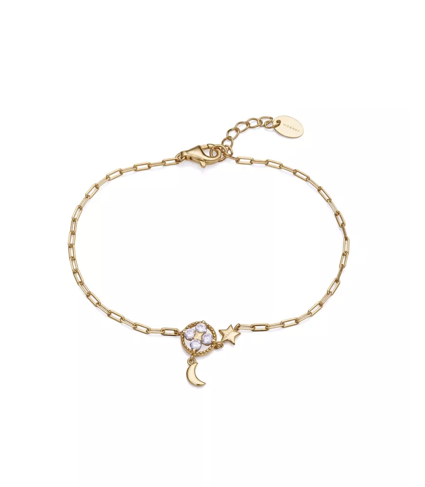 Pulsera viceroy en plata de 925 milesimas con baño de oro amarillo