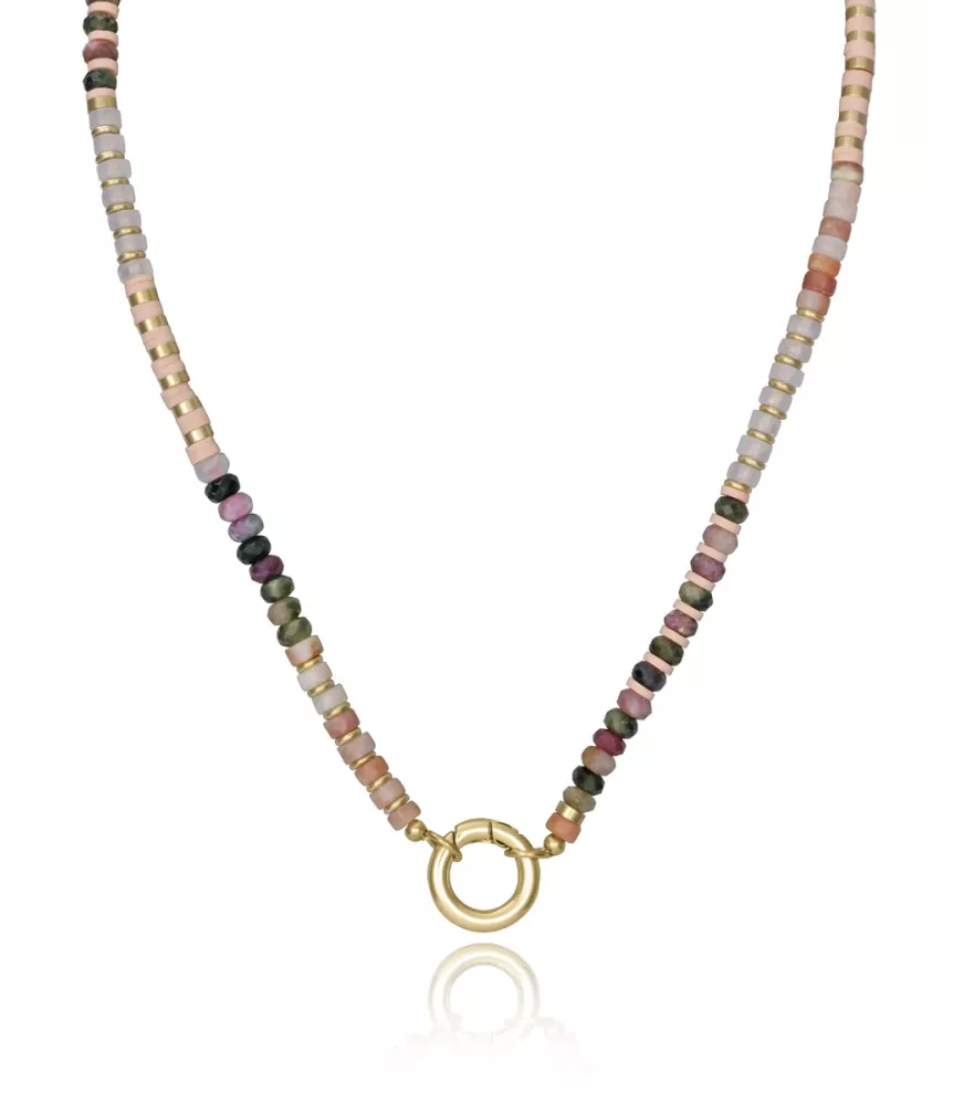 Collar Viceroy acero Ip con baño de oro amarillo