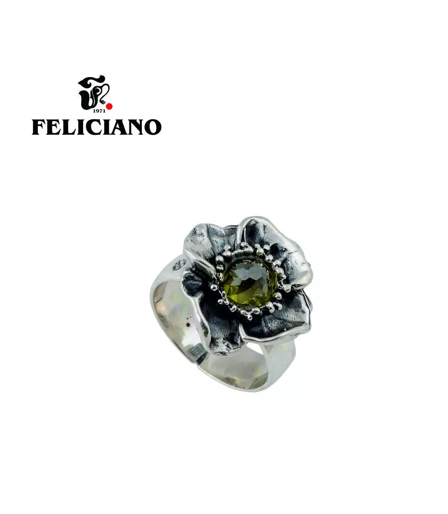 ANILLO DE PLATA FLOR PEQUEÑO