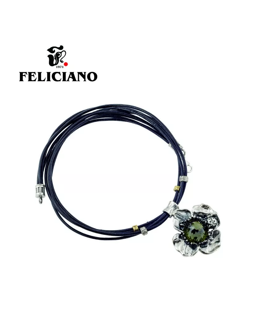 COLLAR  EN PLATA FLOR