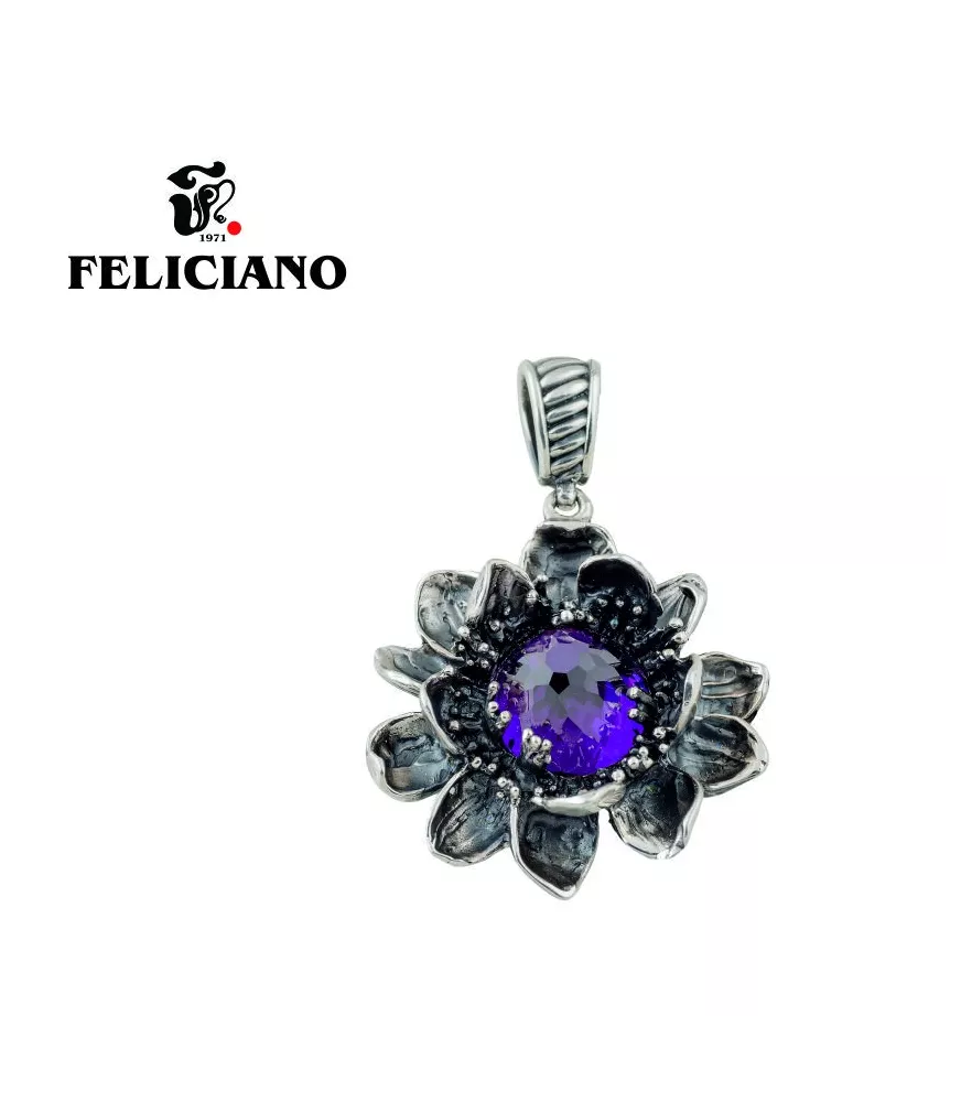 COLGANTE FLOR DOBLE PETALO 