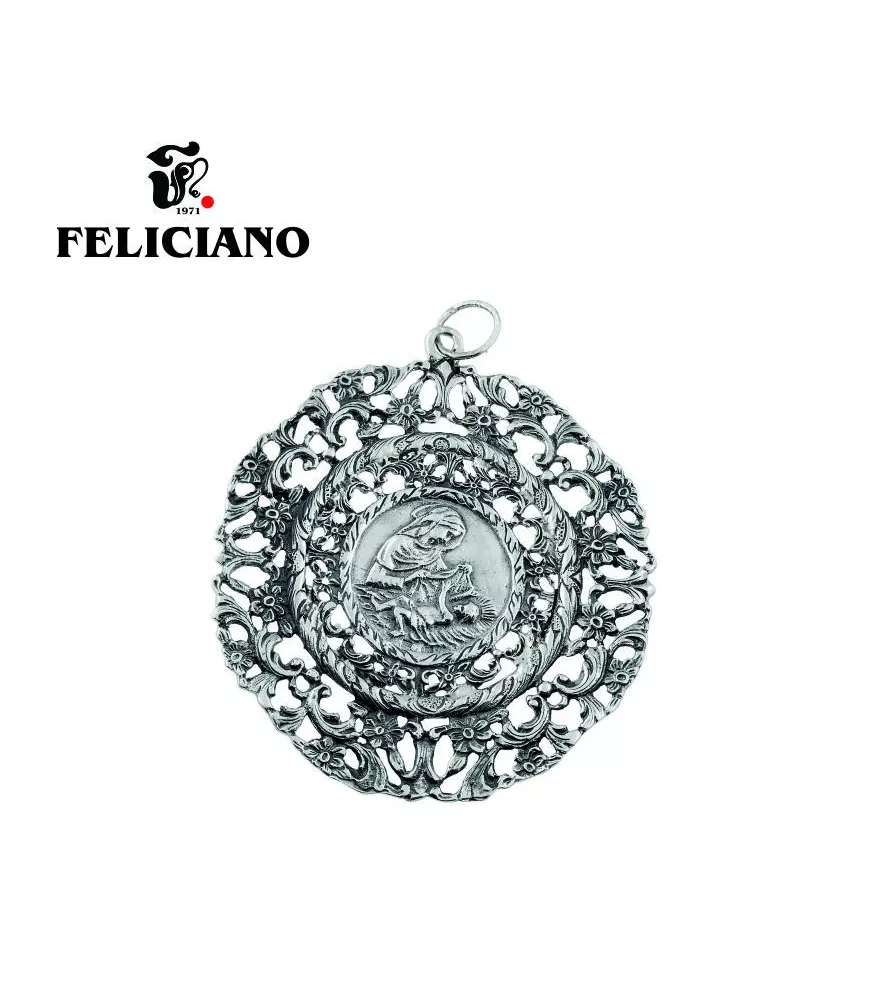 MEDALLA DE CUNA EN PLATA