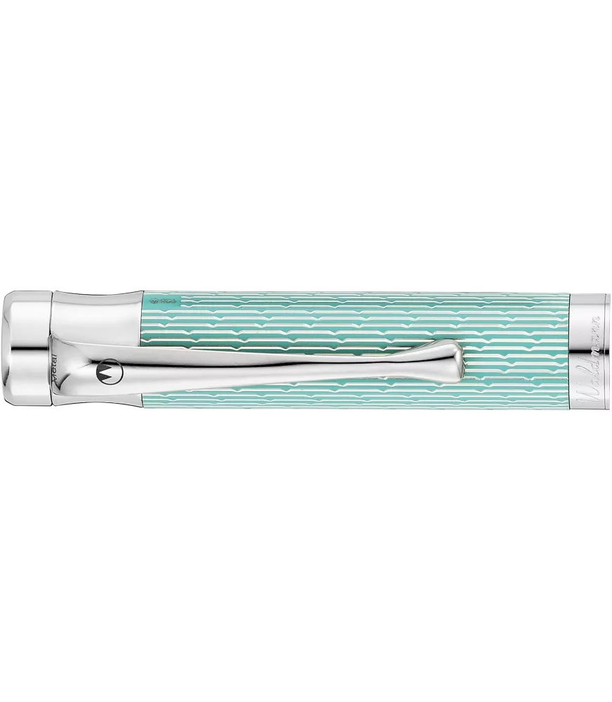 Bolígrafo de plata maciza de 925/000 de la marca alemana Waldmann.