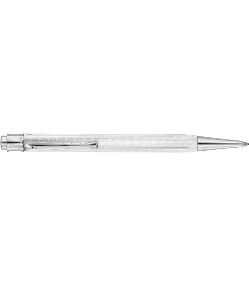 Bolígrafo de plata maciza de 925/000 de la marca alemana Waldmann.