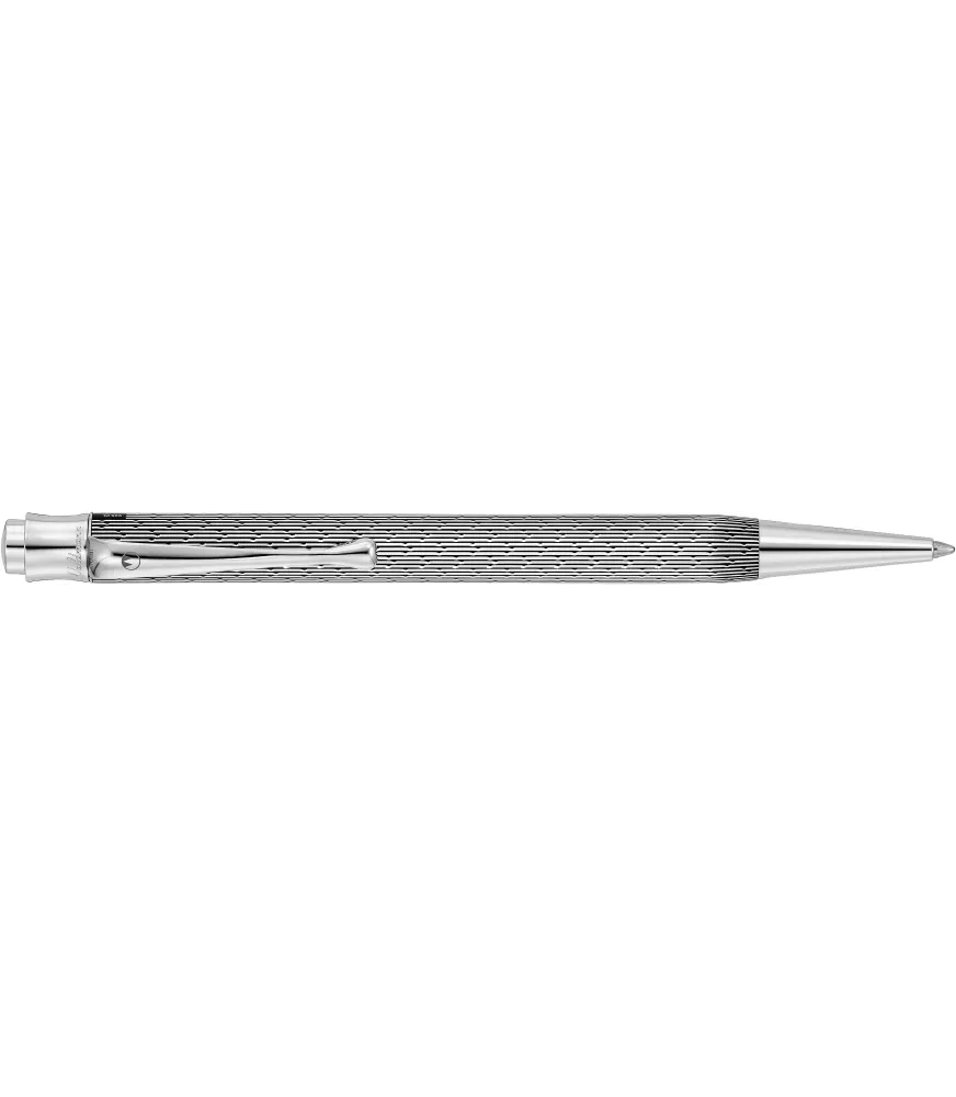 Bolígrafo de plata maciza de 925/000 de la marca alemana Waldmann.