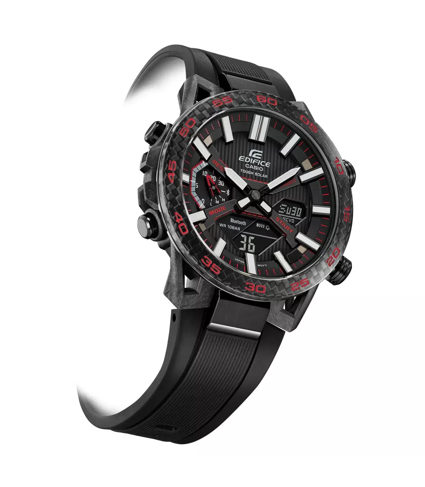 Reloj Casio Edifice Sospensione Hombre, Solar, 3 agujas, cronógrafo...
