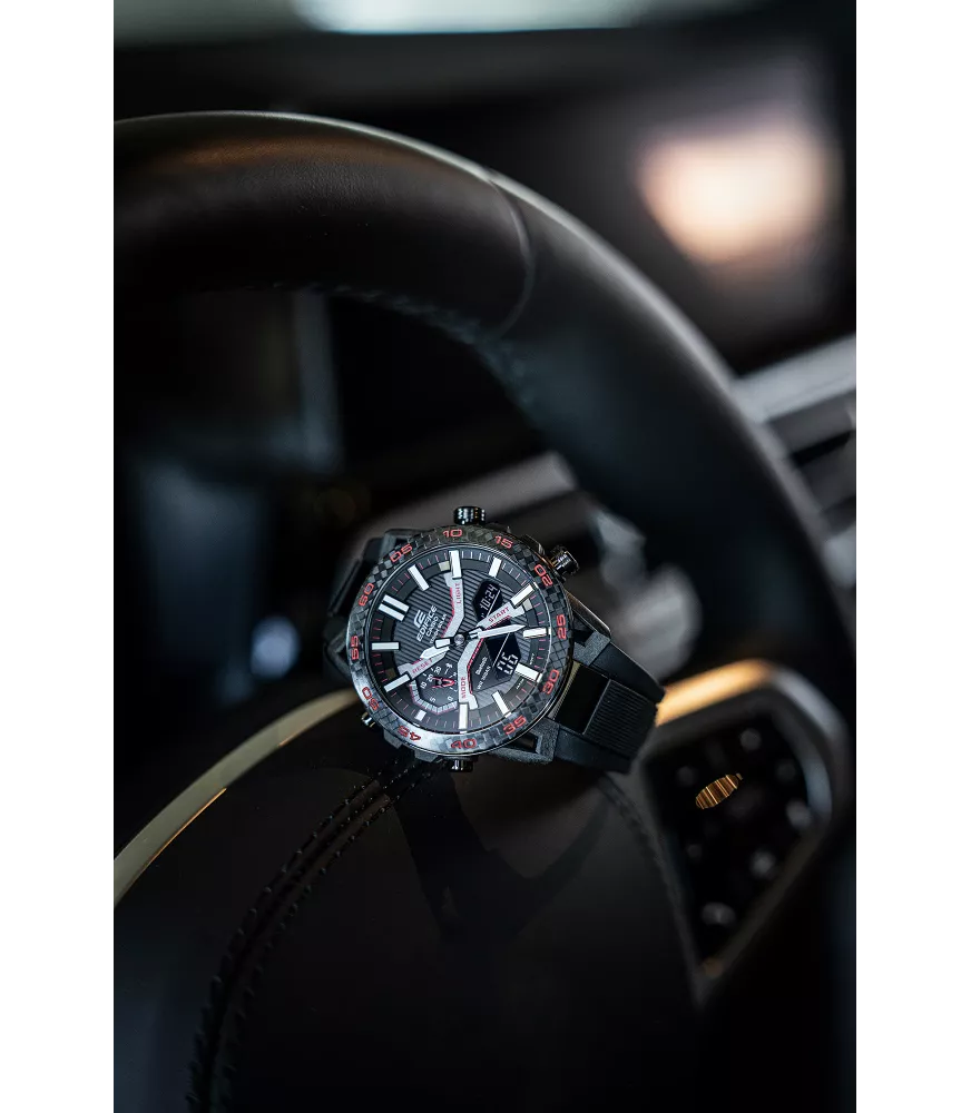 Reloj Casio Edifice Sospensione Hombre, Solar, 3 agujas, cronógrafo...