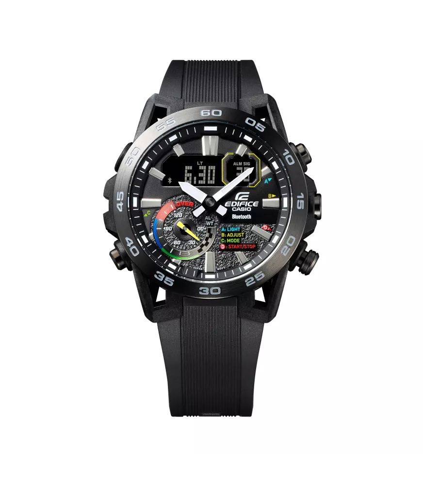 RELOJ CASIO EDIFICE RACING MULTICOLOR HOMBRE ECB-40MP-1AEF