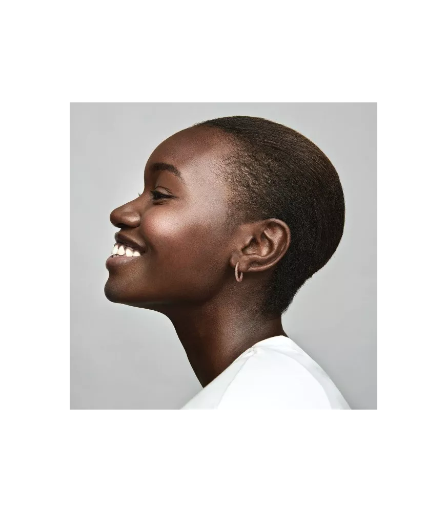 Pendientes de aro con un recubrimiento en oro rosa de 14k Corazones de Pandora grandes