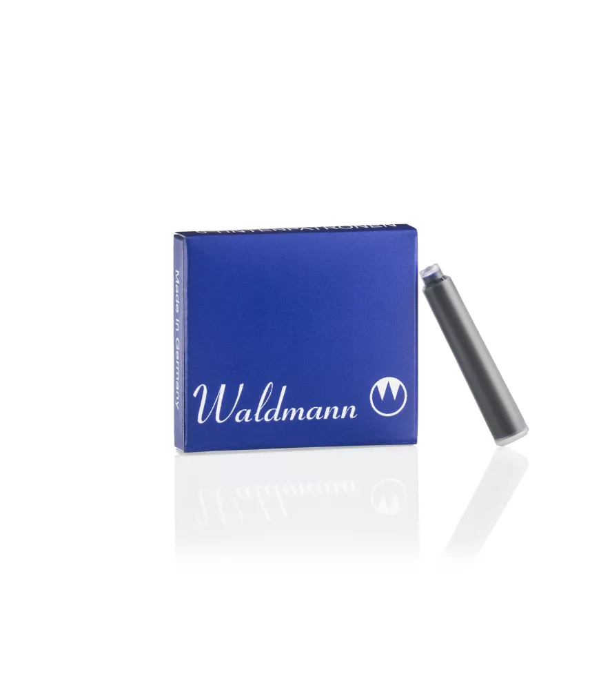 Cartuchos de tinta azul Waldmann 