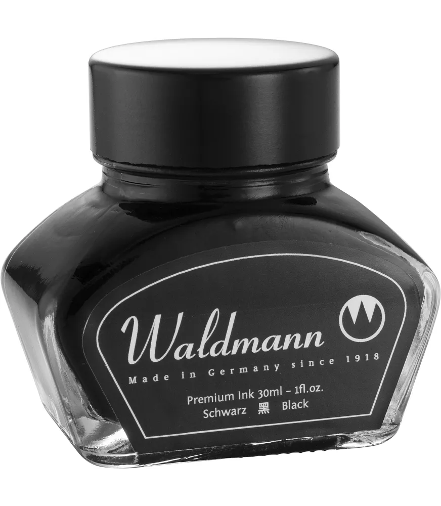Tintero de tinta negra Waldmann 