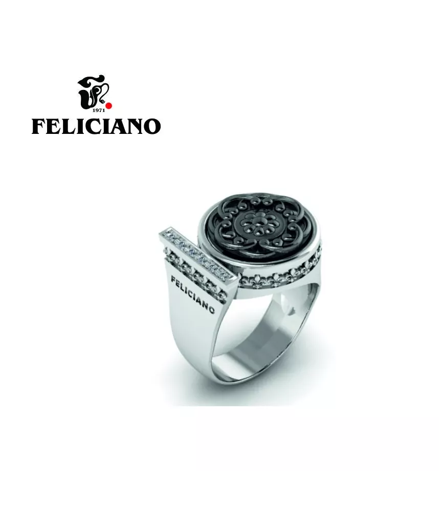 ANILLO DE PLATA Y CIRCONITA
