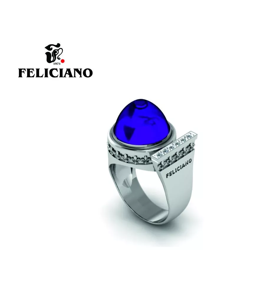 ANILLO DE PLATA, CUARZO HIDROTERMAL MORADO Y CIRCONITA