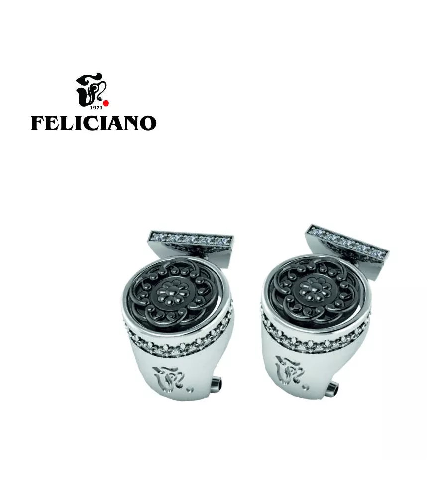 PENDIENTES EN PLATA, PLATA OXIDADA LABRADA  Y CIRCONITAS