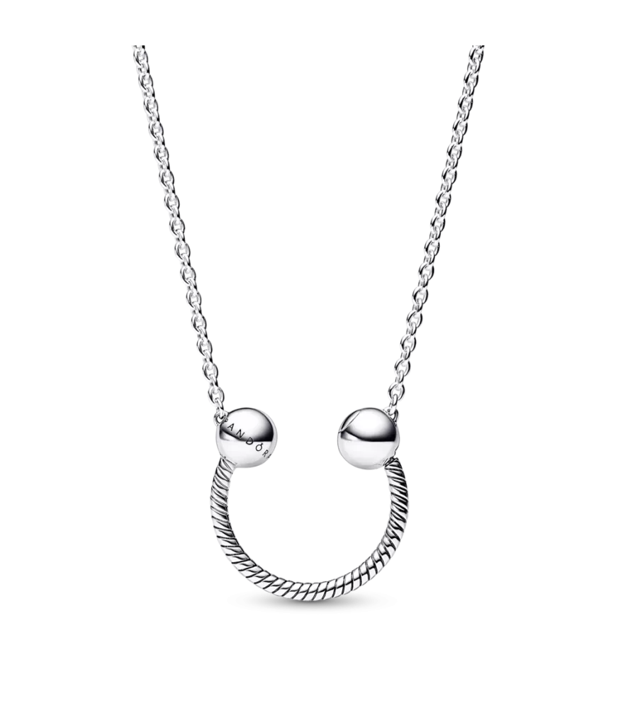 Collar Pandora Moments en plata de ley Herradura