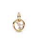 Charm Colgante con un recubrimiento en oro de 14k Zodiaco Cáncer