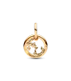 Charm Colgante con un recubrimiento en oro de 14k Zodiaco Escorpio